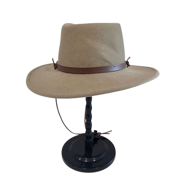 Stetson Tan Wool Hat with Brown Band main image 6
